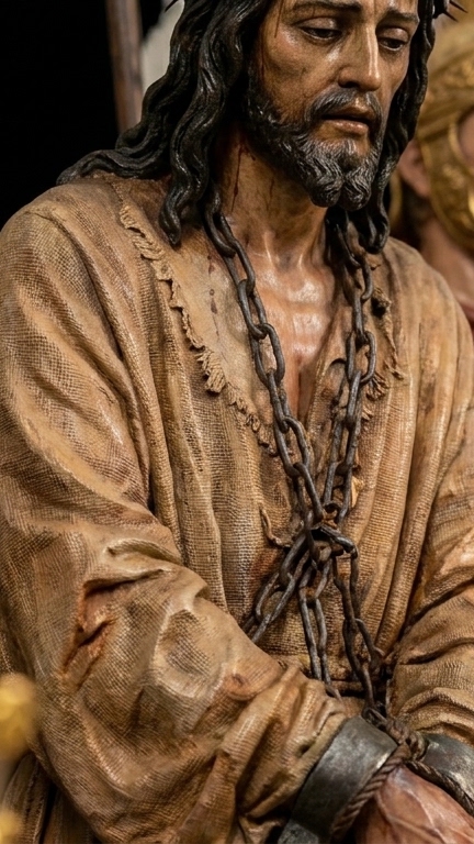 Detalle del Santísimo Cristo de la Liberación de Barrabás